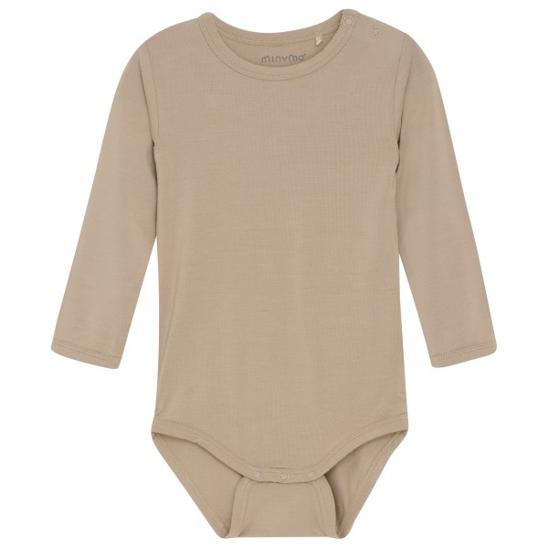 Minymo - Kid's Body L/S Bamboo - Alltagsunterwäsche Gr 68 beige von Minymo