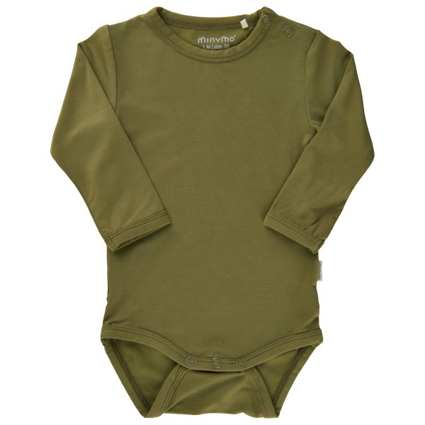 Minymo - Kid's Body L/S Bamboo - Alltagsunterwäsche Gr 80 oliv von Minymo