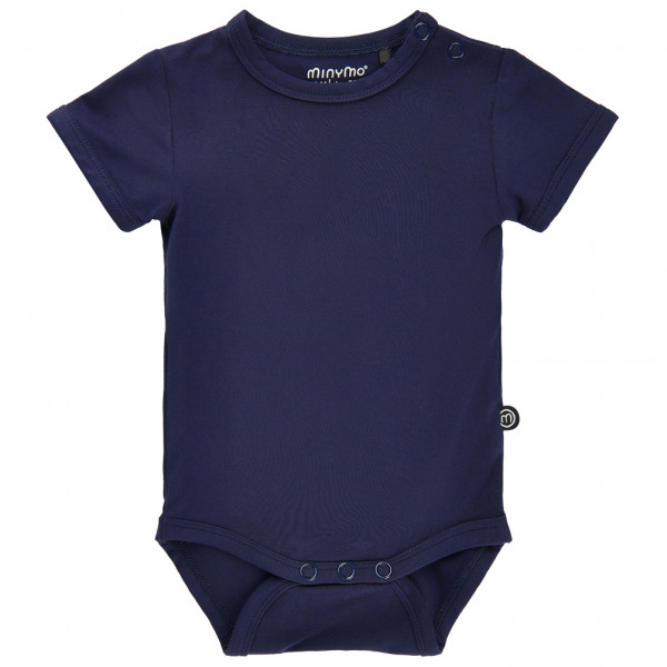 Minymo - Kid's Body S/S - Bamboo - Alltagsunterwäsche Gr 56 blau von Minymo