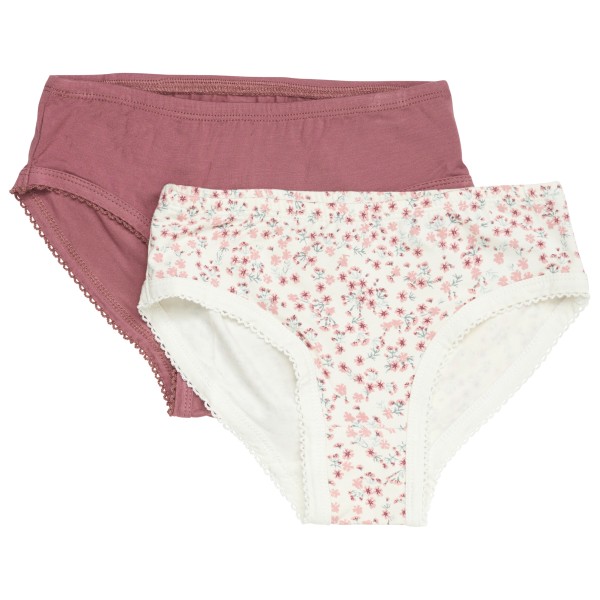 Minymo - Kid's Briefs 2-Pack - Unterhose Gr 104;110;116;122;128;134;140;146;92;98 weiß/rosa Minymo - Kid's Briefs 2-Pack - Unterhose Gr 104;110;116;122;128;134;140;146;92;98 weiß/rosa von Minymo