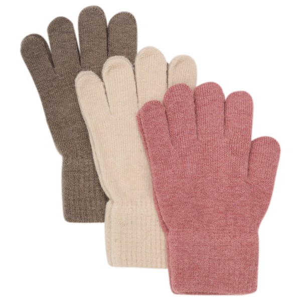 Minymo - Kid's Magic Gloves Knit - Handschuhe Gr 1-2 Years lila von Minymo