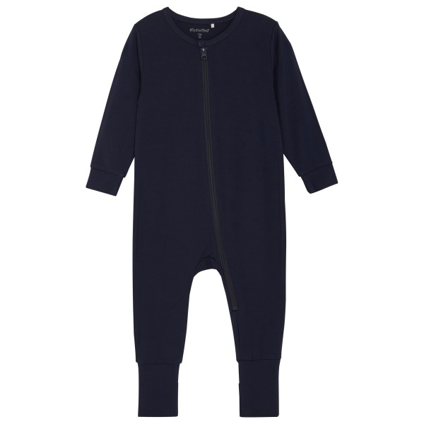 Minymo - Kid's Nightsuit L/S - Schlafanzug Gr 56 blau von Minymo