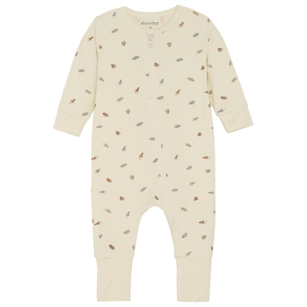 Minymo - Kid's Nightsuit L/S - Schlafanzug Gr 62 beige von Minymo