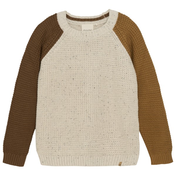 Minymo - Kid's Pullover Knit - Pullover Gr 104;110;116;122;128;134;140;152;98 beige von Minymo