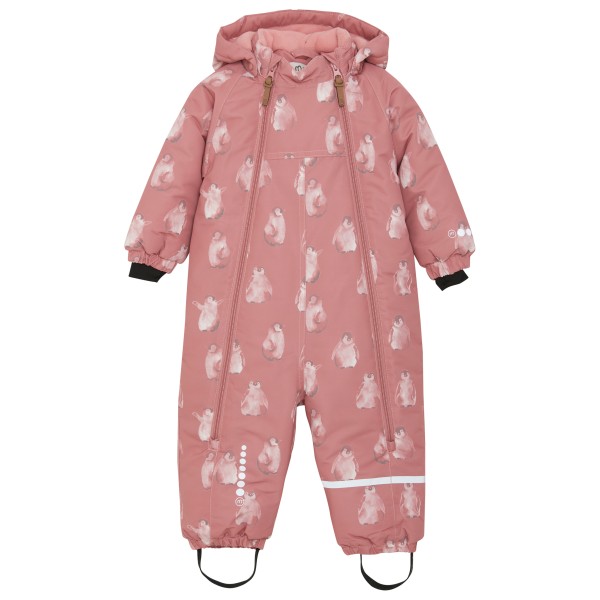 Minymo - Kid's Snow Suit AOP - Overall Gr 104;74;80;86;92;98 blau;blau/grau;braun;rosa von Minymo