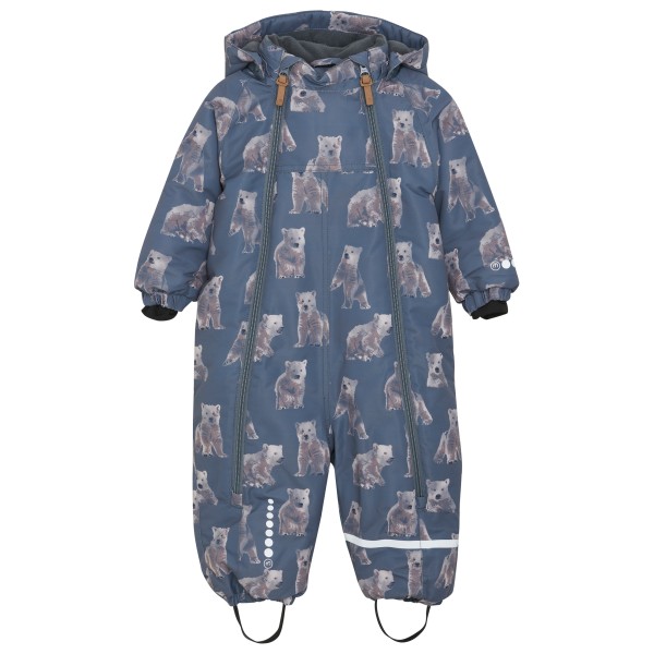 Minymo - Kid's Snow Suit AOP - Overall Gr 104 blau/grau von Minymo