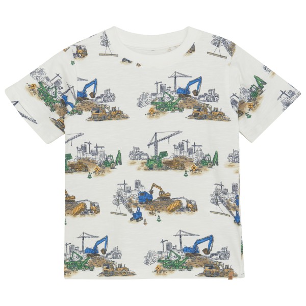 Minymo - Kid's T-Shirt S/S Aop - T-Shirt Gr 122 weiß von Minymo