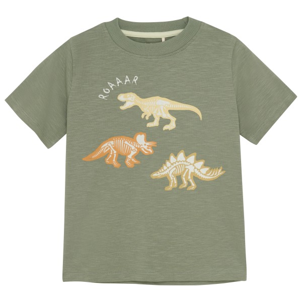 Minymo - Kid's T-Shirt S/S Slub Yarn Dino - T-Shirt Gr 110 oliv Minymo - Kid's T-Shirt S/S Slub Yarn Dino - T-Shirt Gr 110 oliv von Minymo