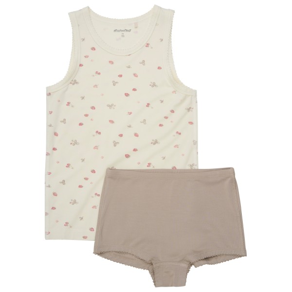 Minymo - Kid's Underwear Set - Alltagsunterwäsche Gr 104 beige von Minymo