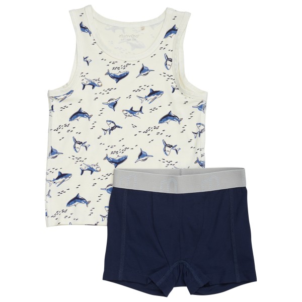 Minymo - Kid's Underwear Set - Alltagsunterwäsche Gr 92 weiß von Minymo