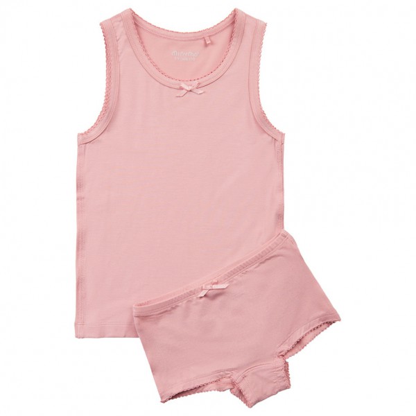 Minymo - Kid's Underwear Set Bamboo - Alltagsunterwäsche Gr 140 rosa von Minymo