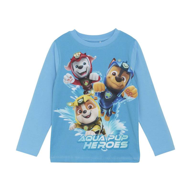 Paw Patrol Langarmshirt Marshall Jungen Blau 104 von Minymo