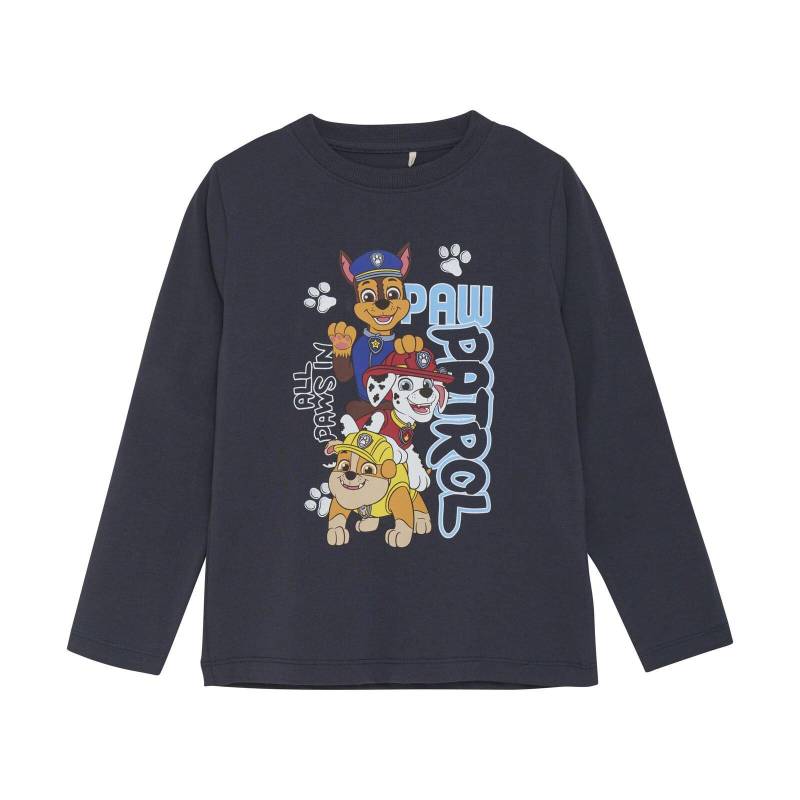 Paw Patrol Langarmshirt Marshall Jungen Blau 98 von Minymo