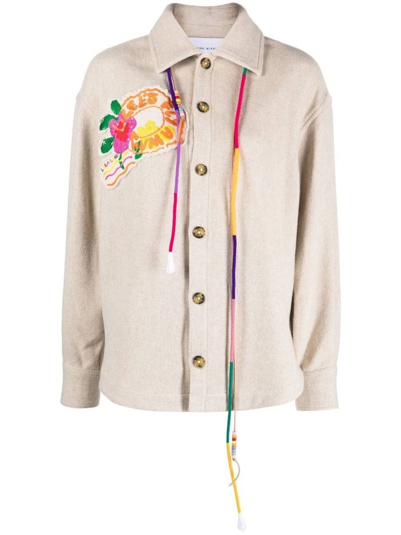 Mira Mikati Lets Fly Away shirt jacket - Neutrals von Mira Mikati