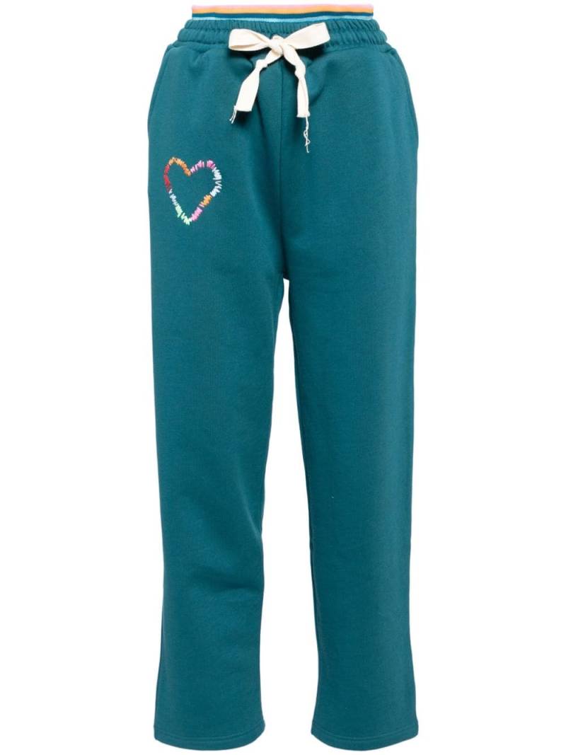 Mira Mikati embroidered double-waistband jogger - Green von Mira Mikati