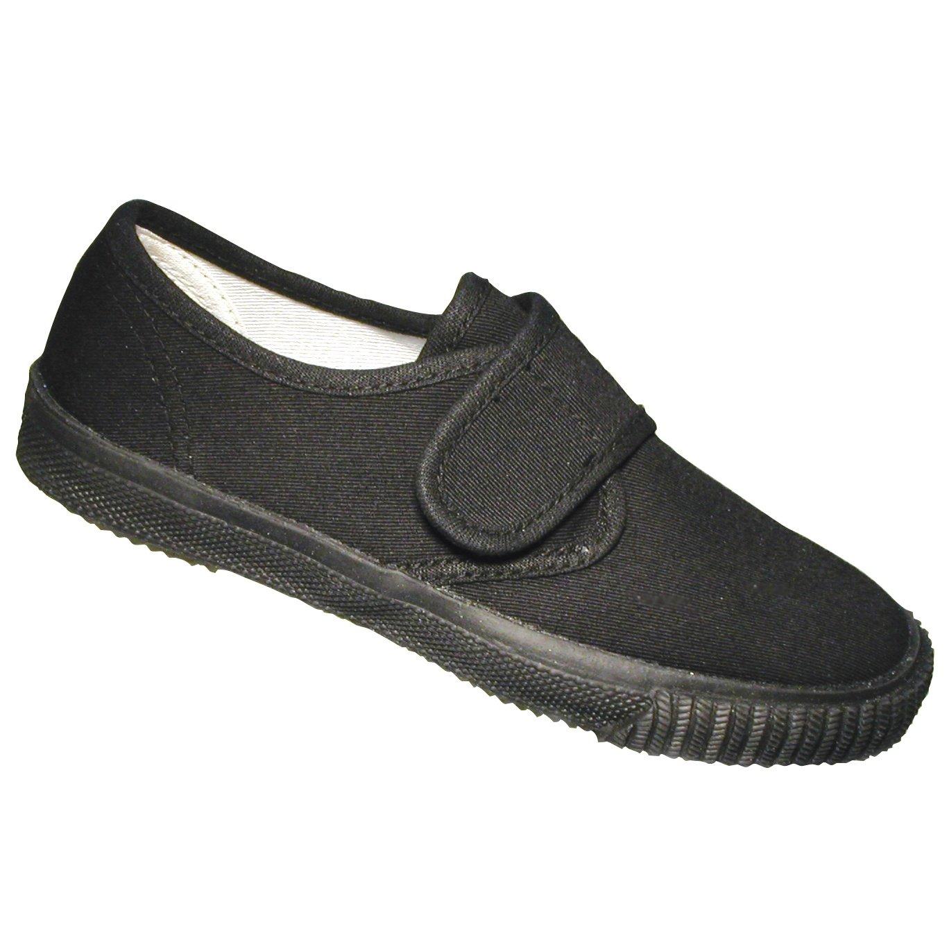 Turnschuhe Mit Klettverschluss Unisex Schwarz 25 von Mirak