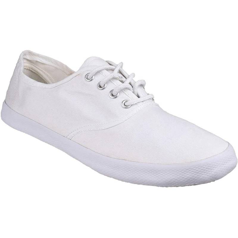 Turnschuhe Gymnastikschuhe Zum Schnüren Damen Weiss 39 von Mirak