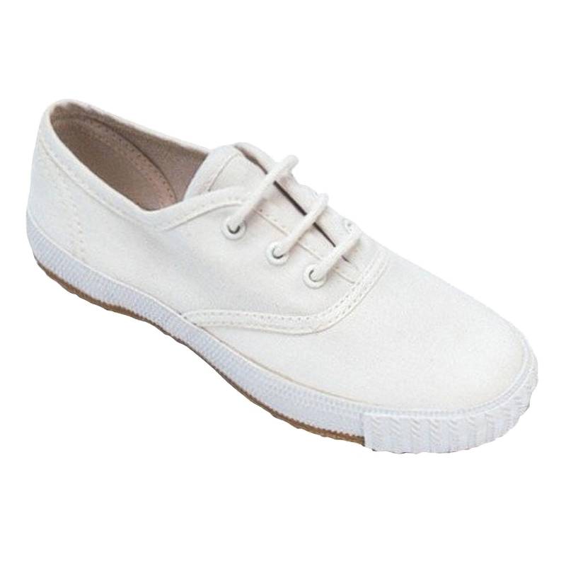 Stoffturnschuhe Gymnastikschuhe Herren Weiss 41 von Mirak