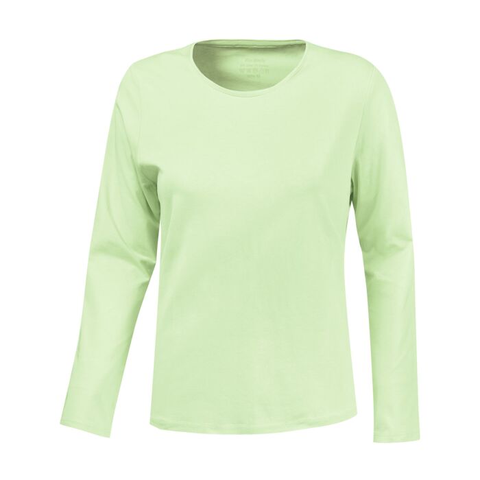 Basic Langarm-Shirt uni, mint, Xxxl von Miss Beverly