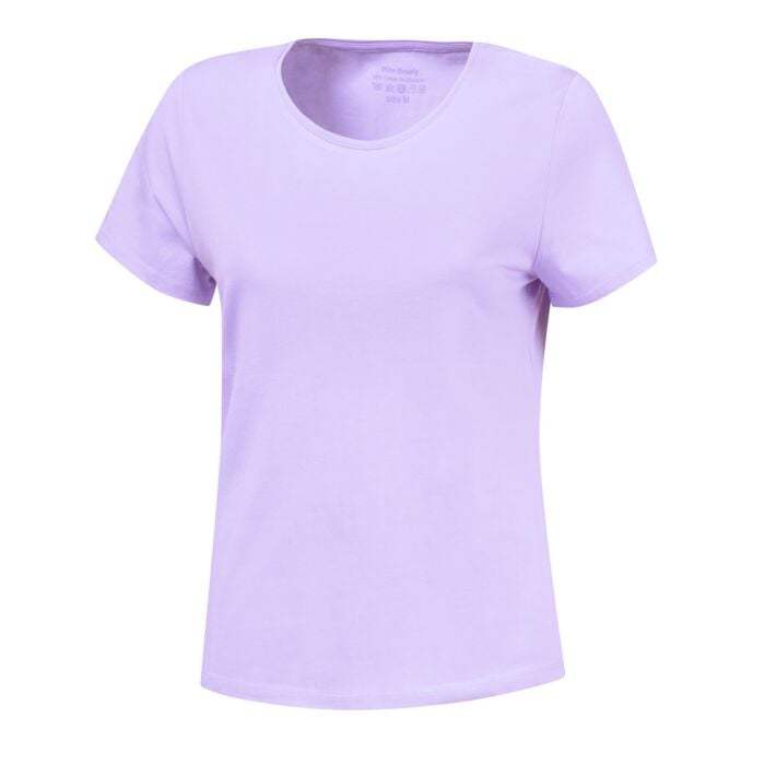 Basic T-Shirt uni, lila, XL von Miss Beverly