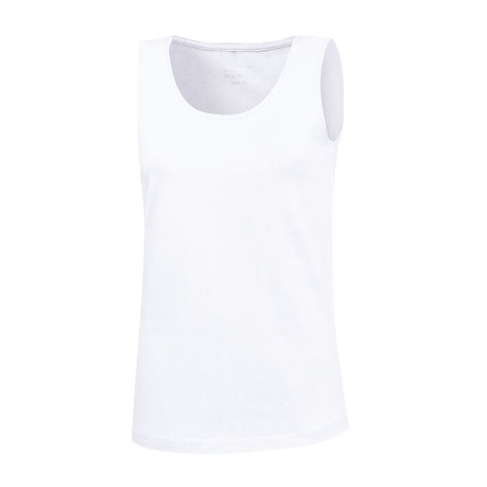 Basic Top uni, weiss, XXL von Miss Beverly