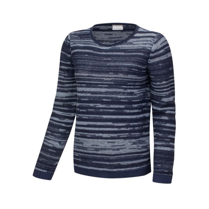 Damen Strickpullover mit Farbverlauf, blau, XXL von Miss Beverly