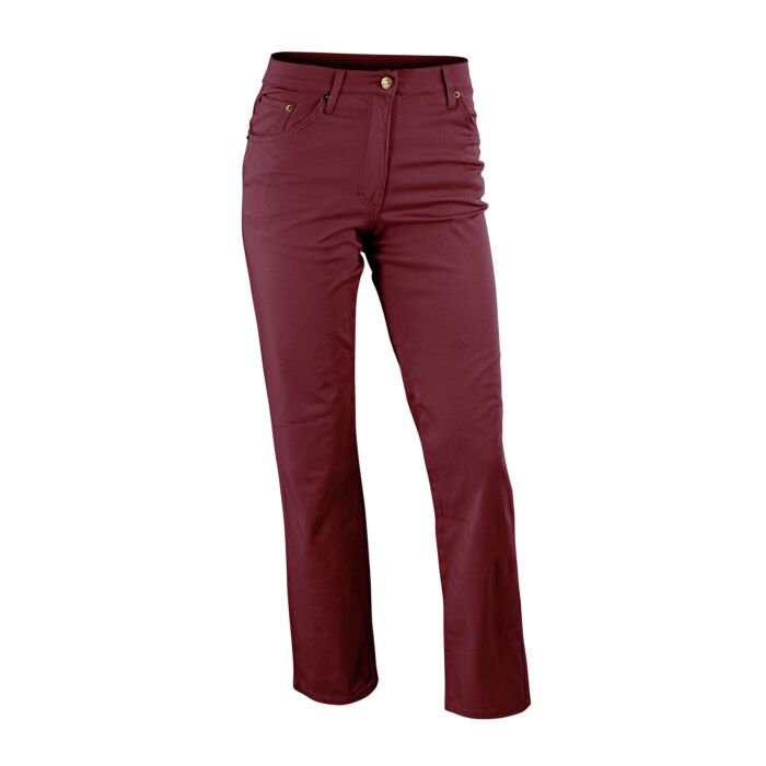 Miss Beverly 5-Pocket Stretch Jeans, bordeaux, 52 von Miss Beverly