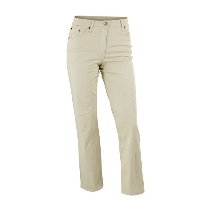 Miss Beverly 5-Pocket Stretch Jeans, beige, 46 von Miss Beverly