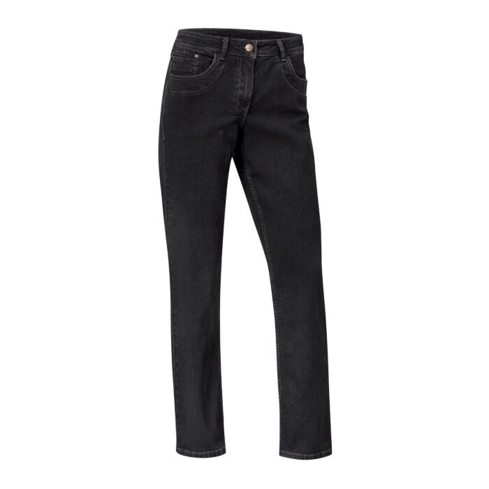 Miss Beverly Jeans mit perfekter Passform, black denim, 48 von Miss Beverly