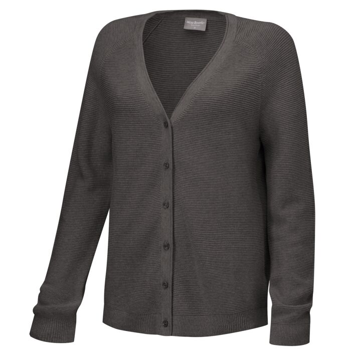 Strickjacke mit Rippstruktur Strickjacke mit Rippstruktur von Miss Beverly