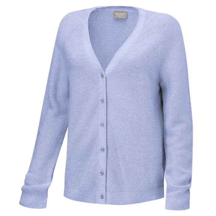Strickjacke mit Rippstruktur Strickjacke mit Rippstruktur von Miss Beverly