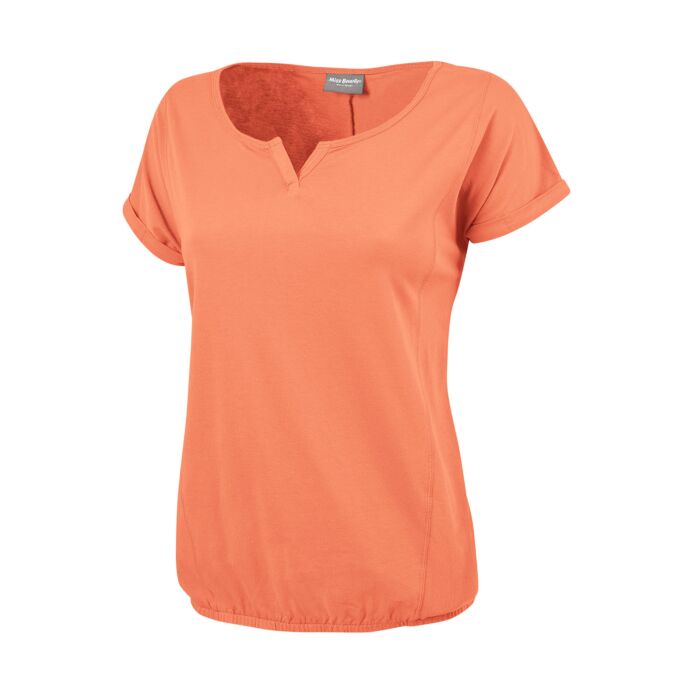 T-Shirt mit Elastbund, mandarine, XL von Miss Beverly