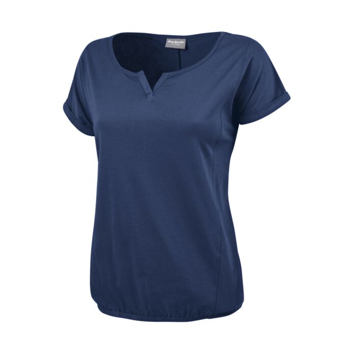 T-Shirt mit Elastbund, marine von Miss Beverly