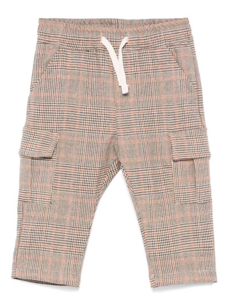 Miss Grant Kids Prince of Wales check trousers - Brown von Miss Grant Kids