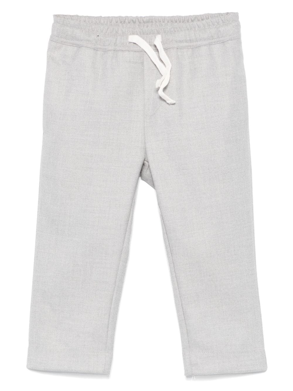 Miss Grant Kids drawstring-fastening trousers - Grey von Miss Grant Kids