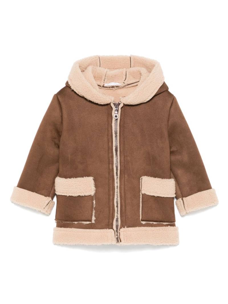 Miss Grant Kids faux-suede coat - Brown von Miss Grant Kids