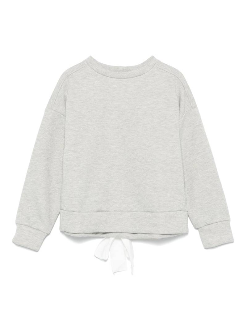 Miss Grant Kids lamé sweatshirt - Grey von Miss Grant Kids