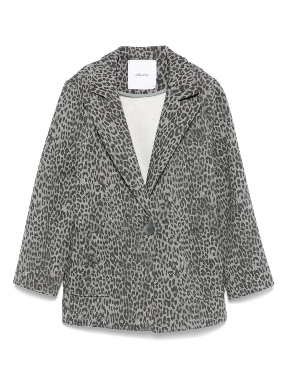 Miss Grant Kids leopard blazer - Grey von Miss Grant Kids