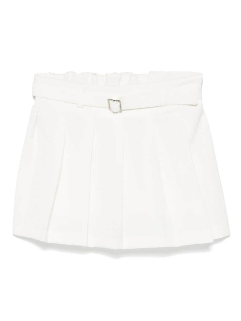 Miss Grant Kids pleated skirt - White von Miss Grant Kids