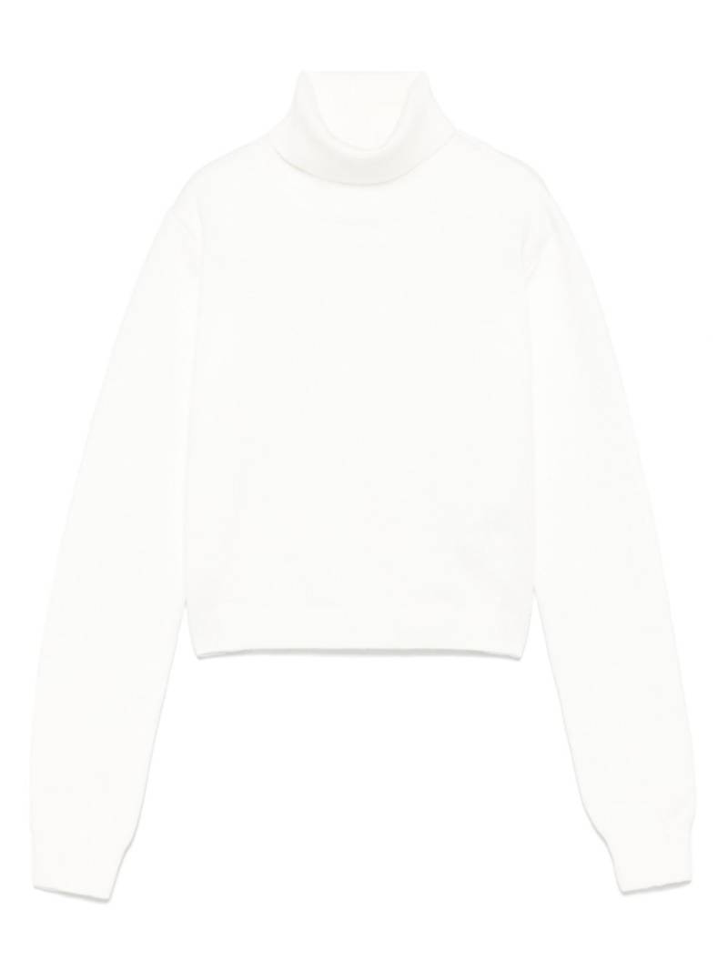 Miss Grant Kids roll-neck sweater - White von Miss Grant Kids