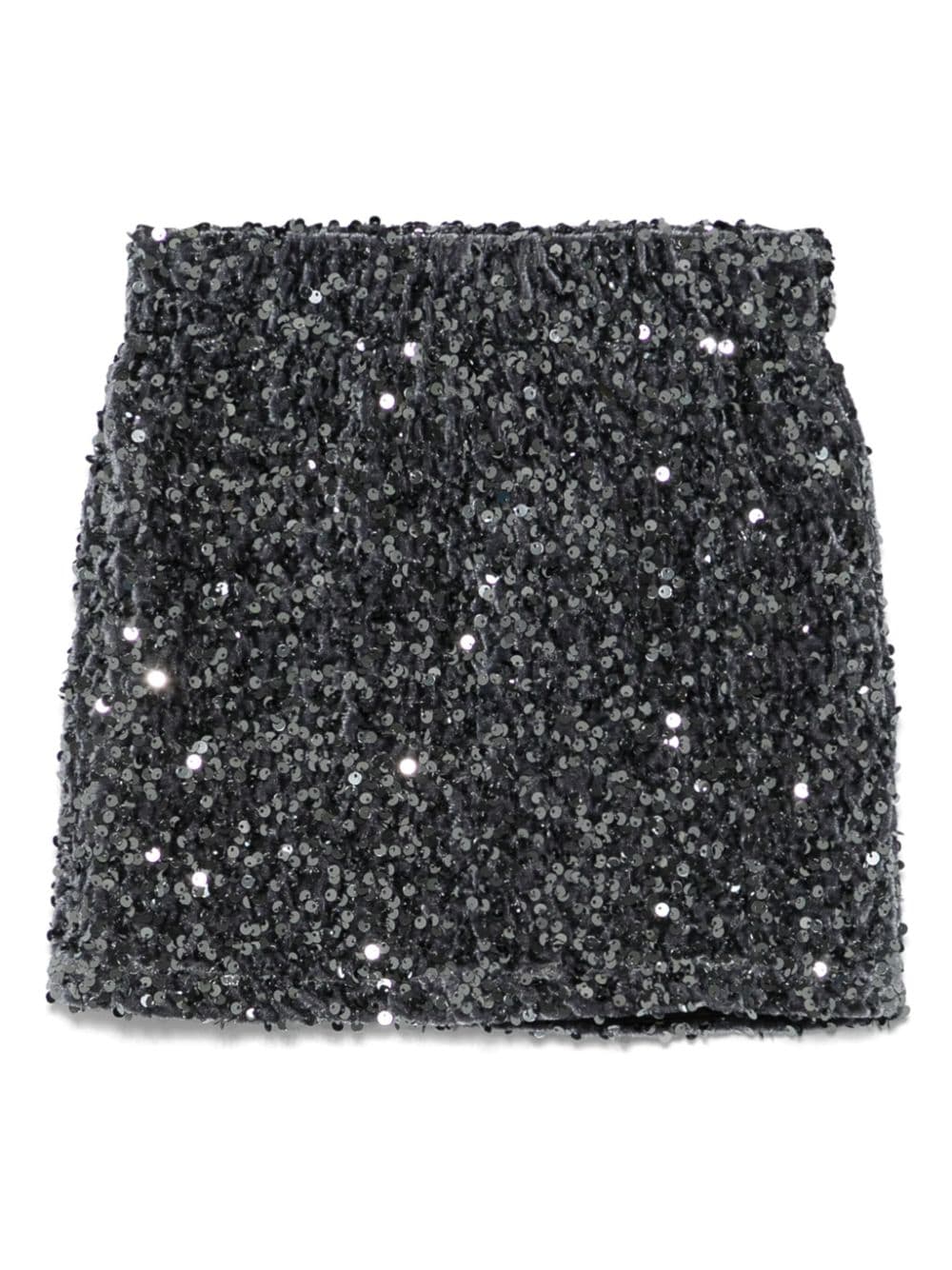 Miss Grant Kids sequinned mini skirt - Grey von Miss Grant Kids