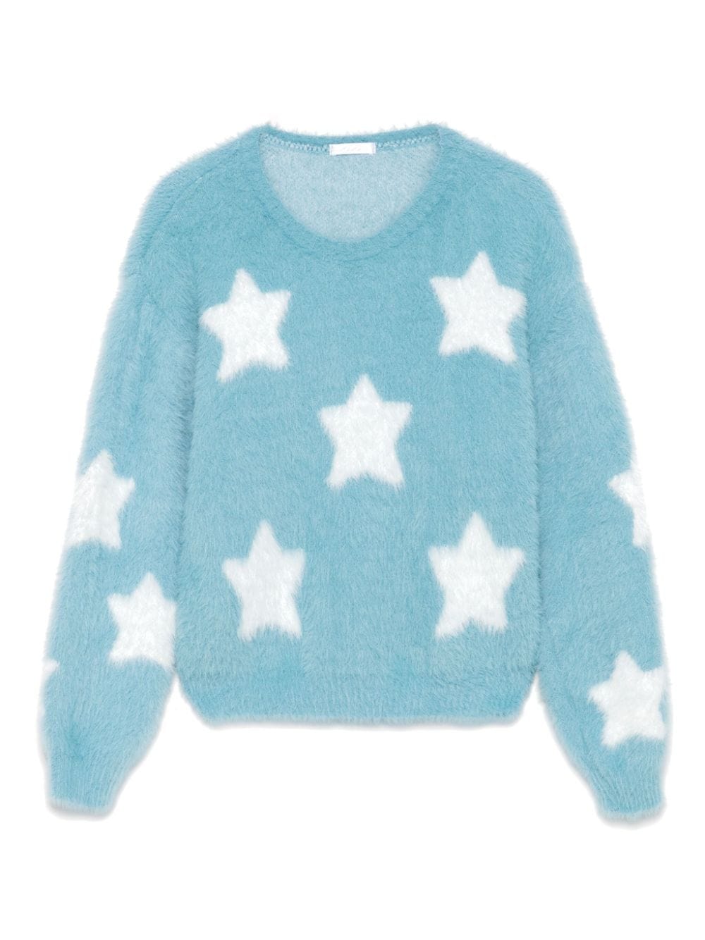 Miss Grant Kids star-jacquard sweater - Blue von Miss Grant Kids