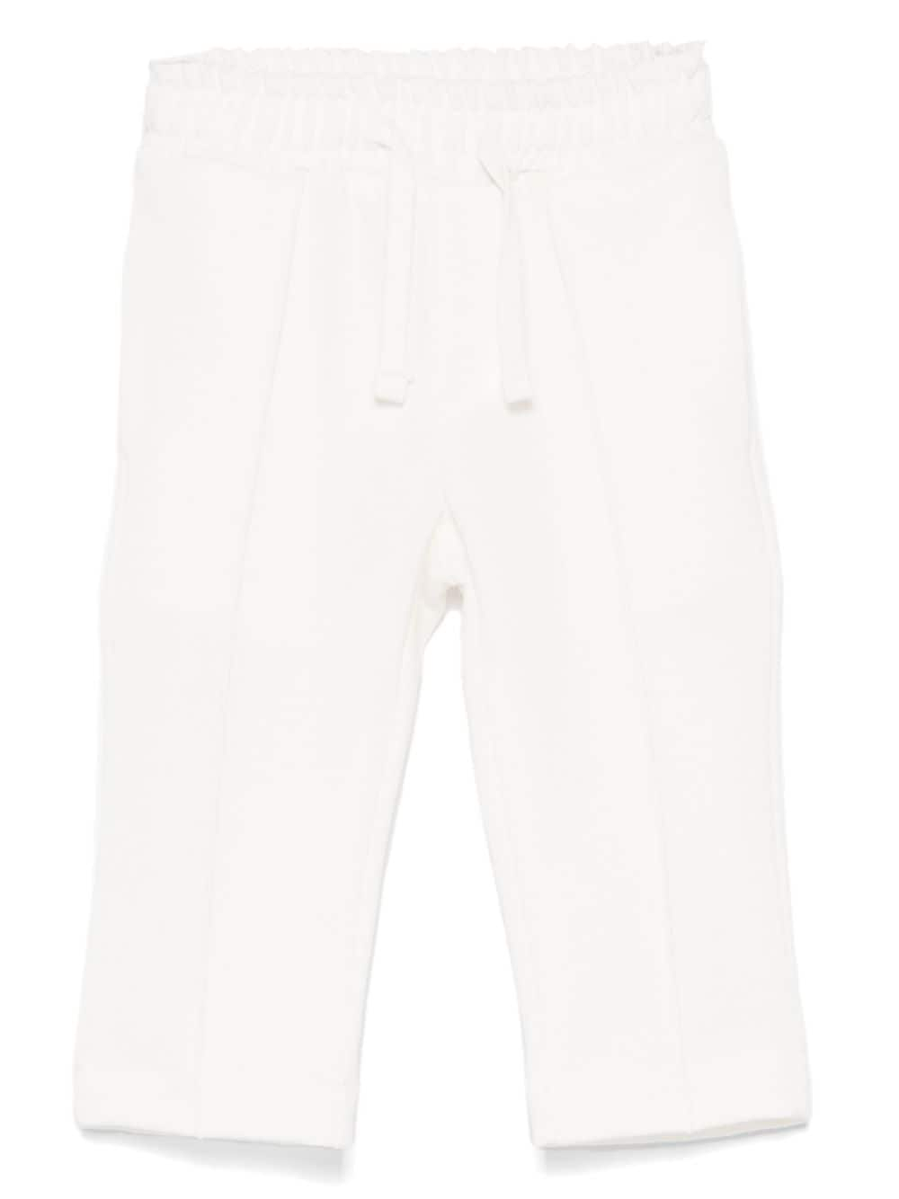 Miss Grant Kids straight-leg trousers - White von Miss Grant Kids