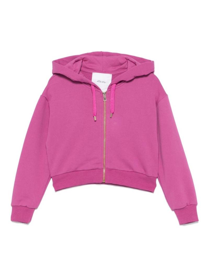 Miss Grant Kids zip-up hoodie - Pink von Miss Grant Kids