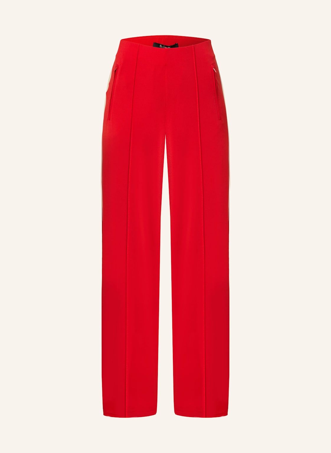Miss Lagotte Marlenehose Mit Galonstreifen rot von Miss Lagotte