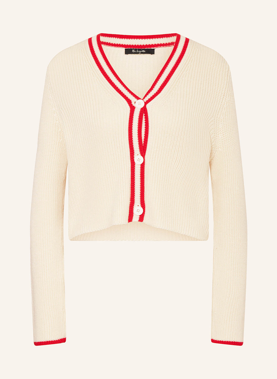 Miss Lagotte Strickjacke weiss von Miss Lagotte