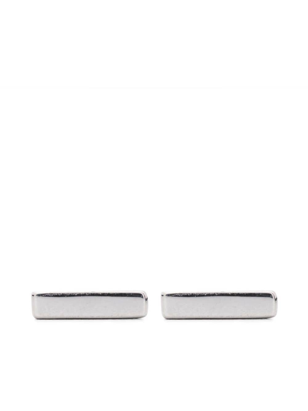 Missoma Bar earrings - Silver von Missoma