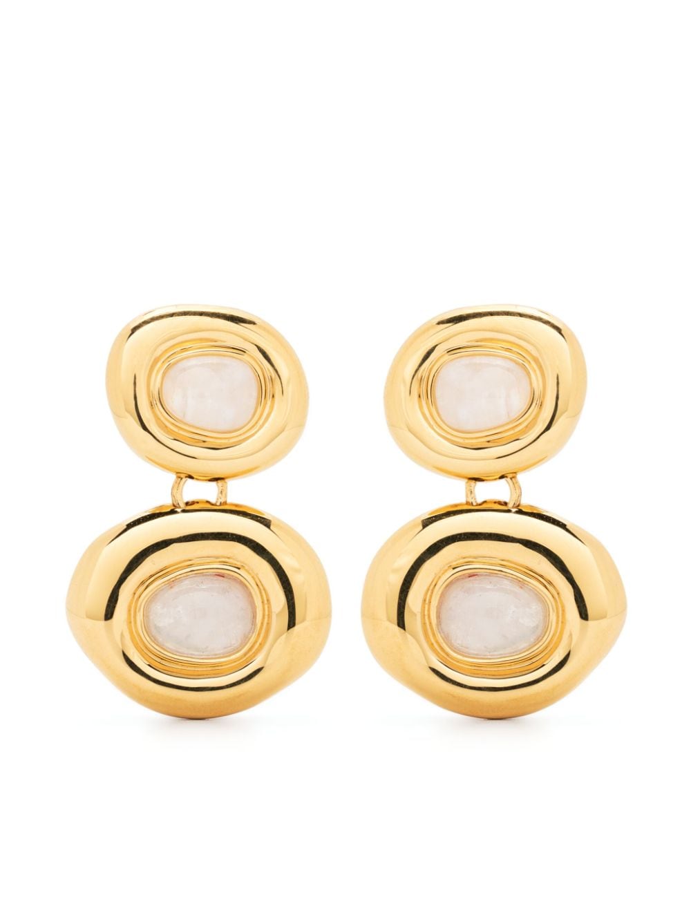 Missoma Doughnut drop earrings - Gold von Missoma