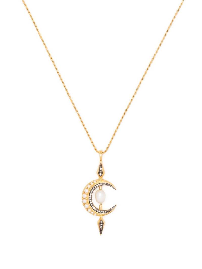 Missoma Harris Moon pearl necklace - Gold von Missoma