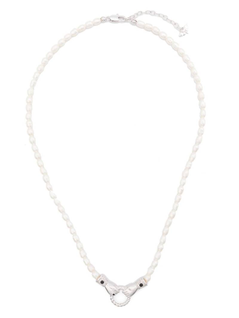 Missoma Harris Reed in Good Hands necklace - Silver von Missoma